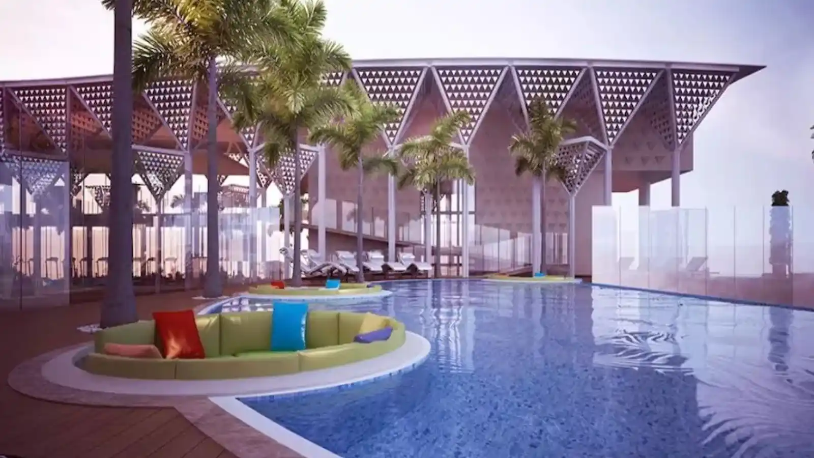 CNTC The Presidential Tower Apartments In Rajajinagar Bangalore-Terrace-swimming-pool